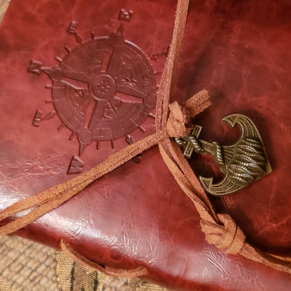 Beautiful Look of Leather Small Journal with Wrap around closure. - Picture 3 of 7